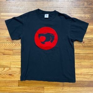 Vintage 1999 Warner Bros Thundercats Logo Graphic T Shirt Size M Used